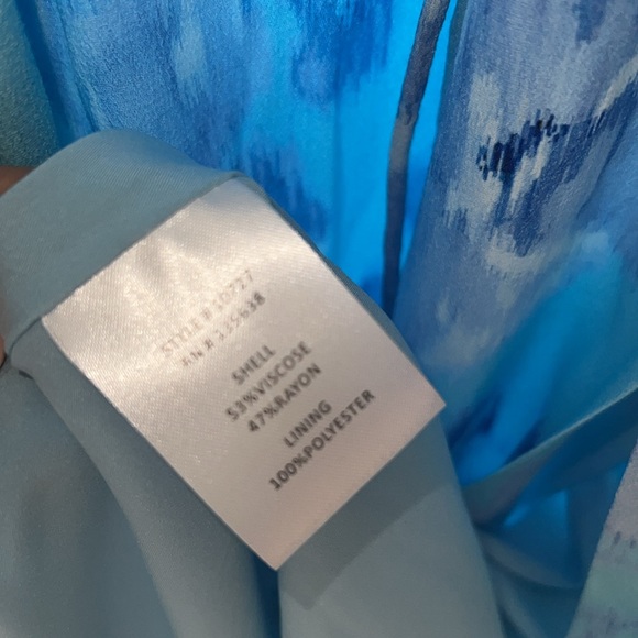 NWT Anthropologie hutch Erika midi floral dress in blue - Picture 8 of 8